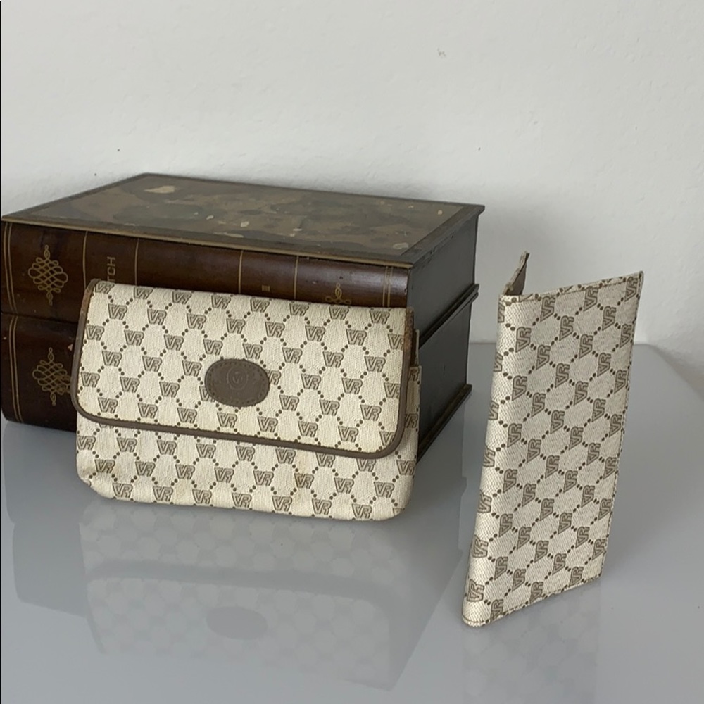 80s vintage Kuang Huei wallet and card holder